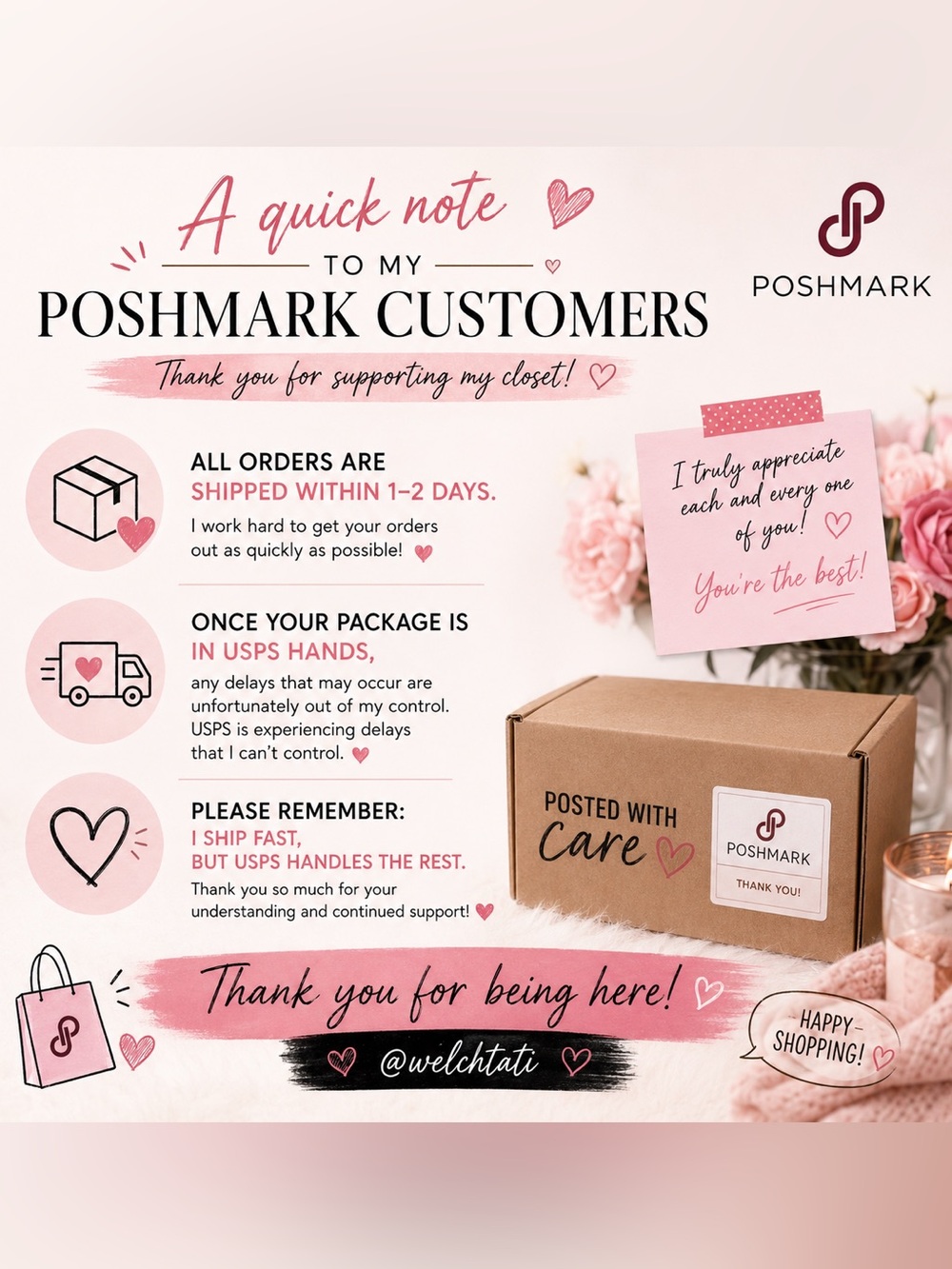 Please read before purchasing from my closet!